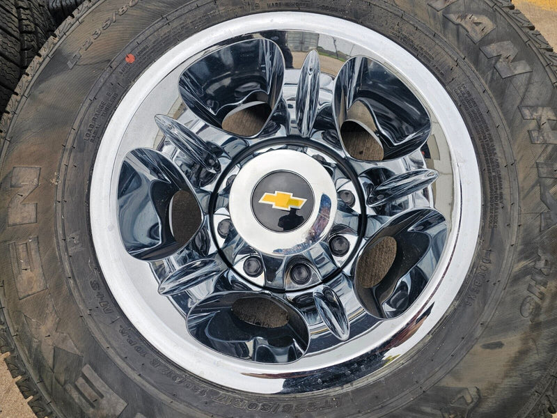 17" Chevy Silverado GMC Sierra 3500 Dually simulator rims wheels OEM 8094 NEW Texas Truck Tire