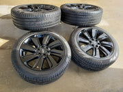 22" Lincoln Navigator OEM rims wheels Black Label 95384 10496 tires NEW Texas Truck Tire