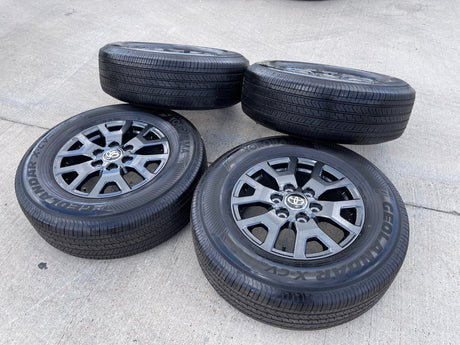 17" Toyota 4Runner Tacoma TRD OEM 94254 10637 wheels rims 2024 2025 2026 NEW Texas Truck Tire