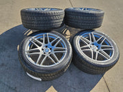 20" 20x9.5 20x10.5 Forgestar Performance F14 Dodge Charger Challenger wheel rims Texas Truck Tire