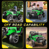 24V Jeep Music Fashion Ride-On Car with Remote Control for Electric Kids