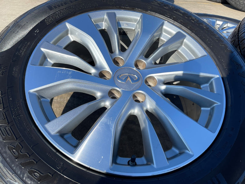 20" Infiniti QX56 QX80 OEM 73769 wheels rims Nissan Titan Armada tires Texas Truck Tire