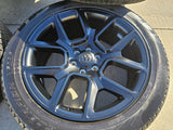 22" Dodge Ram 1500 OEM LIMITED Laramie wheels rims black 2725 2684 PIRELLI NEW Texas Truck Tire