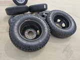 17" Dodge Ram 3500 Dually Laramie 8x200 wheels rims 2703 2704 OEM COOPER Texas Truck Tire