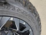 20x12 Fuel D546 Assault Chevy Silverado Ford F-150 RAM wheels rims 6x139 6x135 Texas Truck Tire