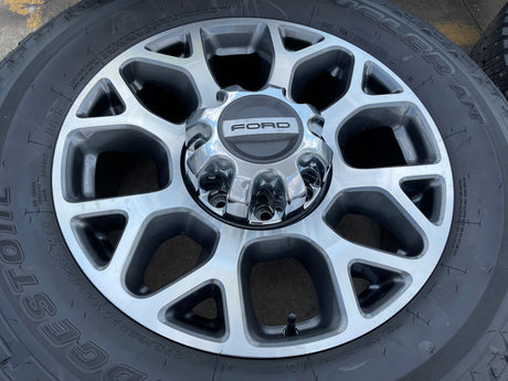 20" Ford F-250 F-350 OEM Lariat wheels rims 10292 tires BRIDGESTONE A/T Texas Truck Tire