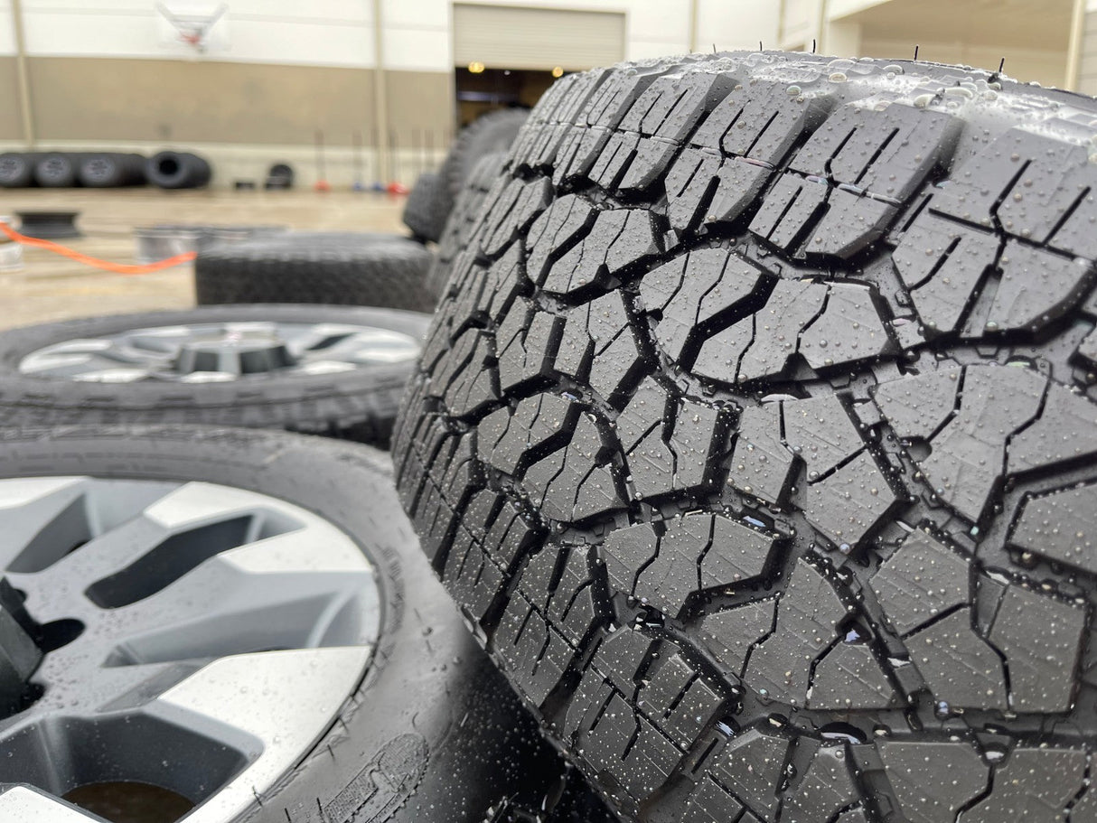 20" GMC Sierra AT4 Chevy Silverado 2500 3500 OEM 5960 5947 wheels rims GOODYEAR Texas Truck Tire