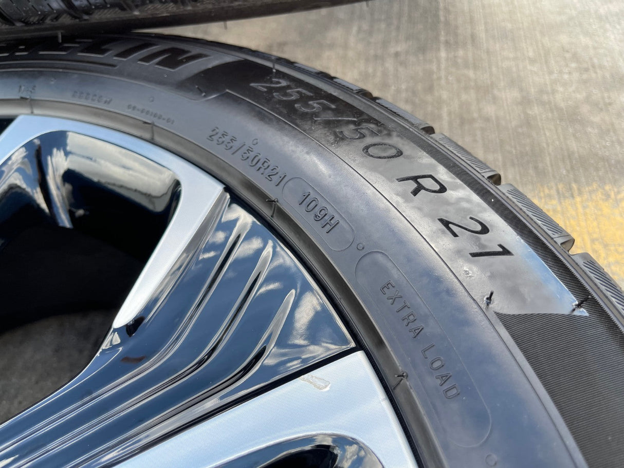 21" Lincoln Nautilus Black Label OEM 10563 rims wheels 2025 2026 NEW MICHELIN Texas Truck Tire