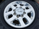 18" Chevy Silverado GMC Sierra 2500 3500 OEM 5502 wheels rims tires GOODYEAR Texas Truck Tire