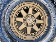 17" 4Runner Toyota Tacoma OEM BRONZE wheels rims FJ FALKEN WILDPEAK A/T4 NEW Texas Truck Tire
