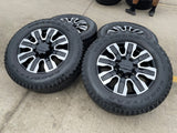 20" GMC Sierra DENALI ULTIMATE 2500 3500 OEM wheels rims 5958 14138 tires Texas Truck Tire