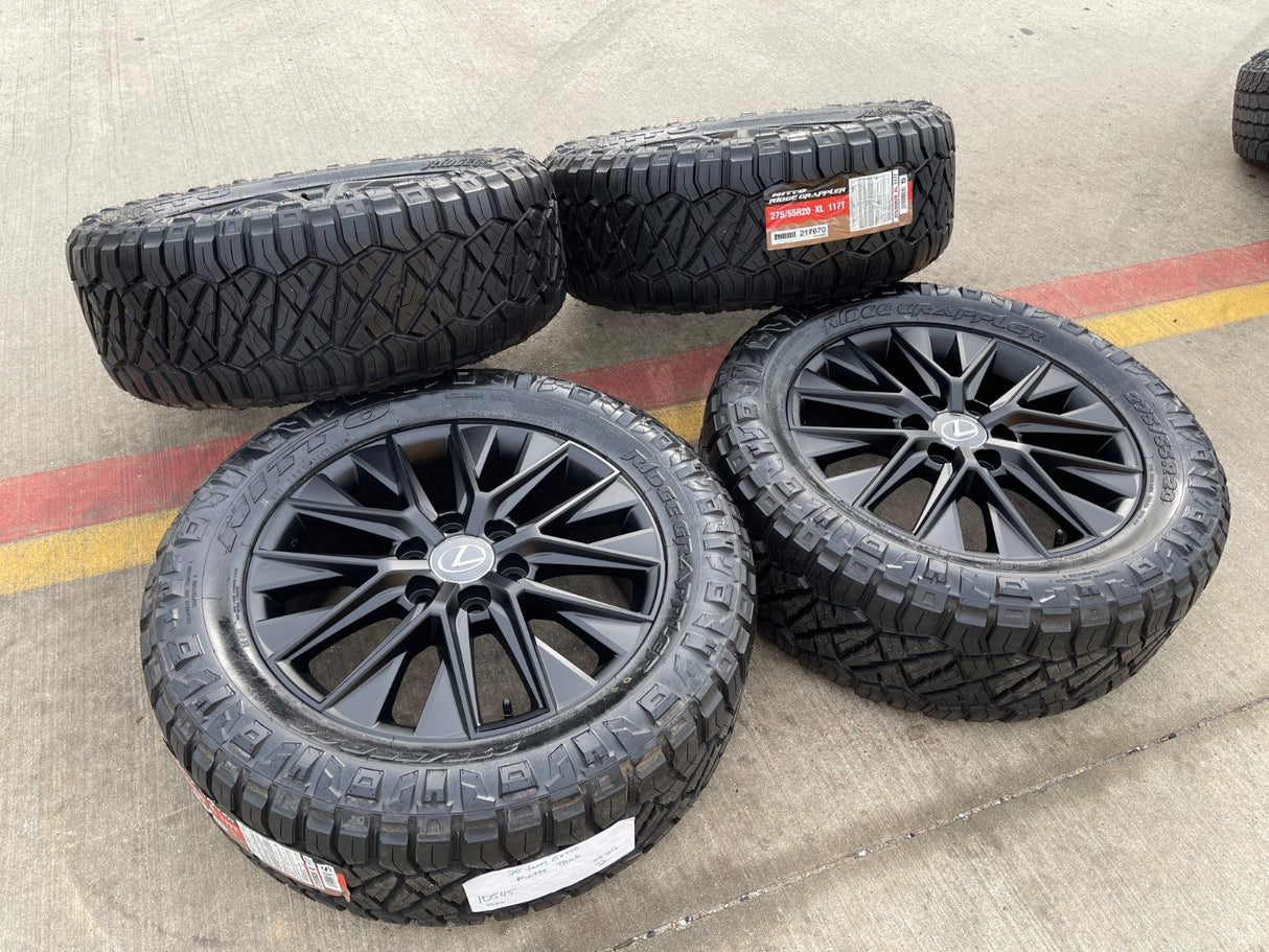 20" Toyota Land Cruiser Tundra OEM wheels rims 10545 Lexus GX550 LX600 NEW Texas Truck Tire