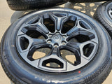 22" Dodge Ram 1500 OEM Laramie wheels LIMITED Gray 2685 2727 tires NEW Texas Truck Tire