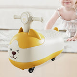 Silent Wiggle Car Kids Scooter Outdoor Ride-On Toy for Boys and Girls