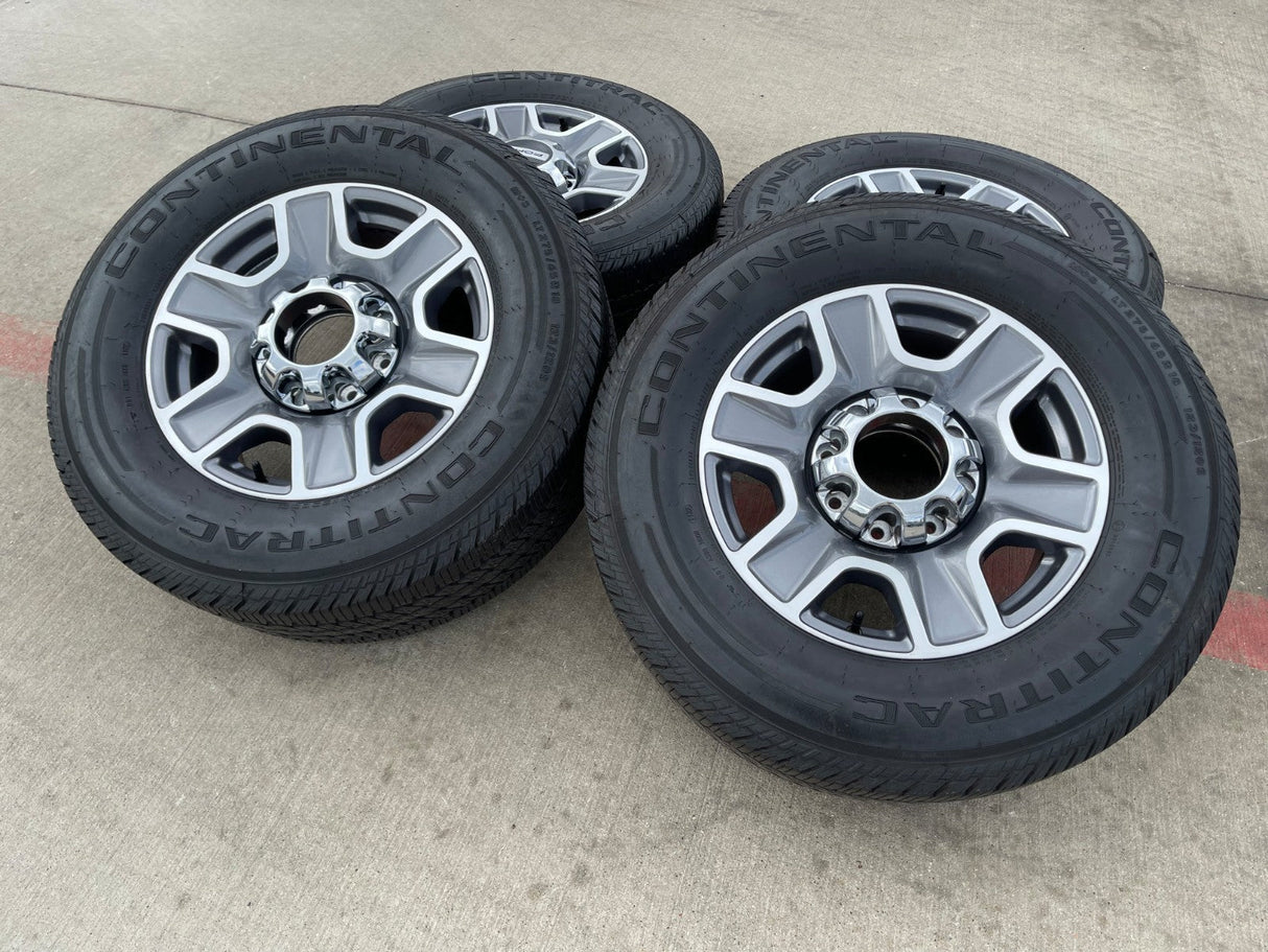 18" Ford F-250 F-350 Lariat FX-4 OEM wheels 10480 10298 tires NICE Texas Truck Tire