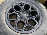 (5) 18" AEV SALTA GMC Sierra AT4X Chevy Silverado OEM rims wheels TOYO A/T3 Texas Truck Tire