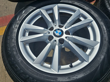 18" BMW OEM X5 Style 446 86042 wheels rims tires 2012 2013 2015 2016 2017 2018 Texas Truck Tire