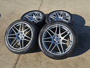 20" 20x9.5 20x10.5 Forgestar Performance F14 Dodge Charger Challenger wheel rims Texas Truck Tire