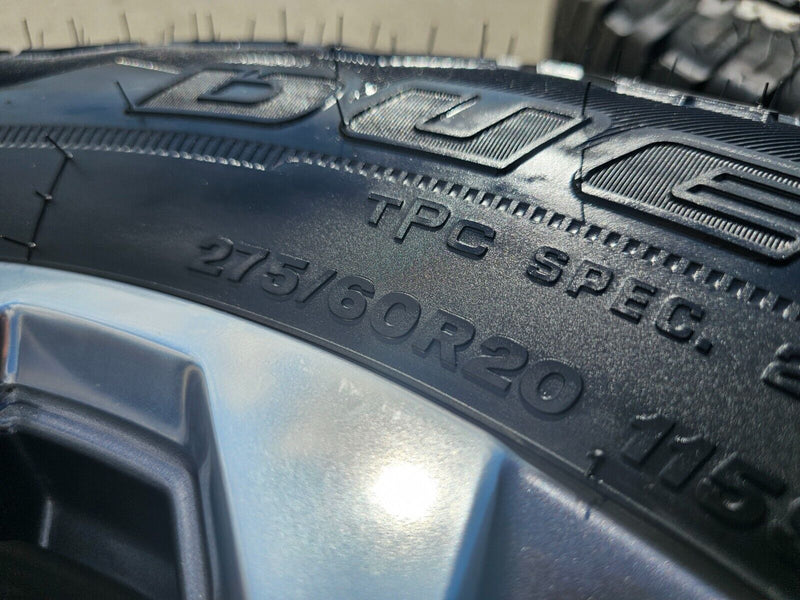 20" GMC Sierra Yukon AT4 95369 OEM wheels rims Tahoe Silverado 2023 2024 2025 Texas Truck Tire