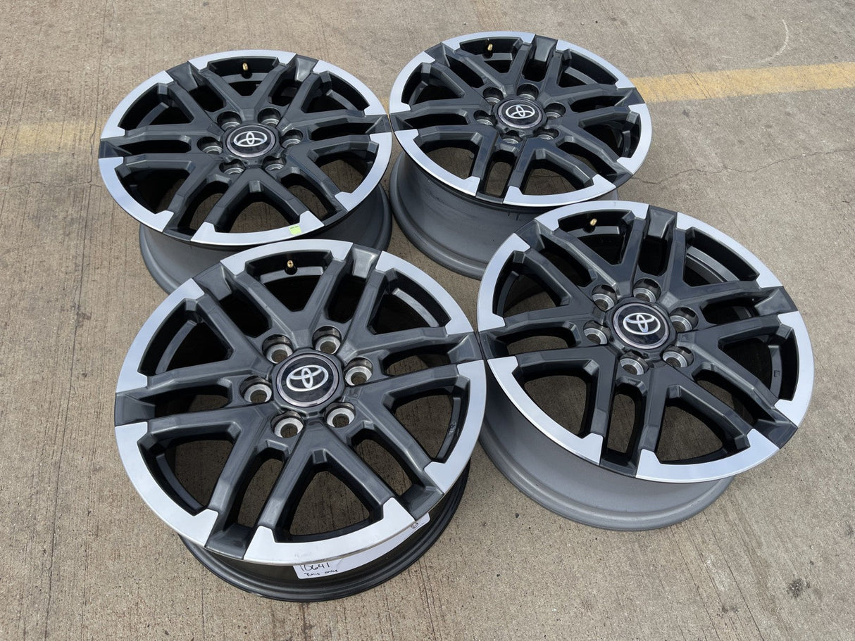 18" Toyota Tacoma TRD OEM wheels rims 10641 4Runner 2024 2025 2026 2027 NEW Texas Truck Tire
