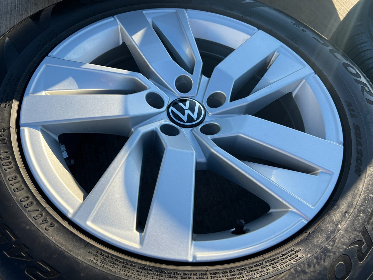 18" VW Atlas OEM wheels rims tires 70073 Audi Q7 Q8 Texas Truck Tire