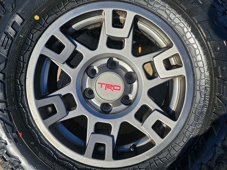 17" Toyota Tacoma 4Runner OEM wheels rims GRAY 75167 TRD FJ FALKEN A/T4 NEW Texas Truck Tire