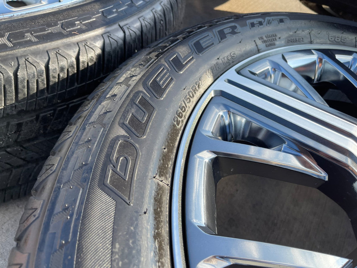 22" Toyota Tundra Sequoia OEM wheels rims 75282 Land Cruiser GX550 CAPSTONE Texas Truck Tire