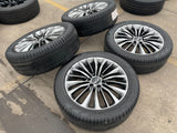 22" Infiniti QX80 QX56 Nissan Titan OEM wheels rims 73807 tires NEW Texas Truck Tire