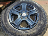 17" Jeep Wrangler Rubicon OEM wheels rims 9216 Gladiator tires NEXEN NEW Texas Truck Tire
