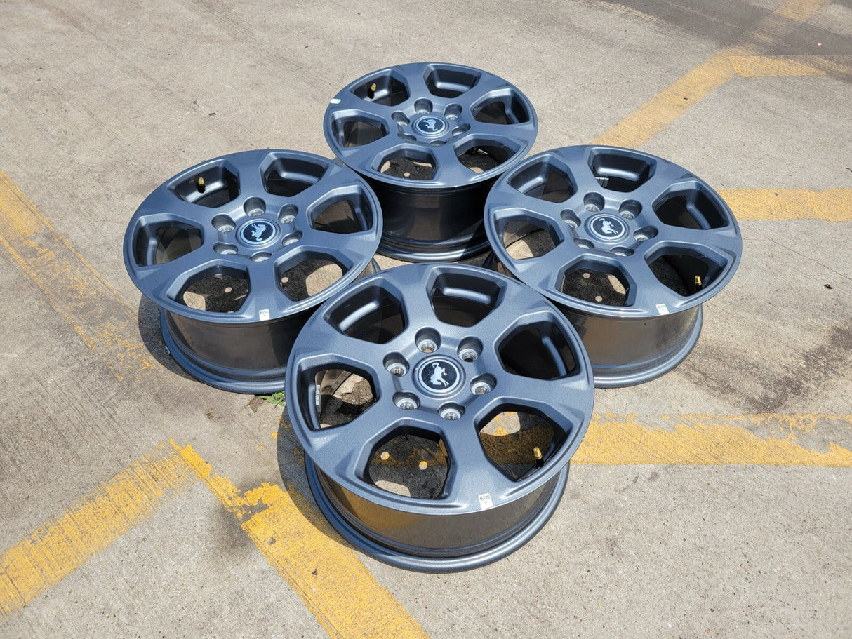 (4) 17" Ford Bronco wheels rims 10384 OEM NEW Ranger 2023 2024 2025 2026 NEW Texas Truck Tire