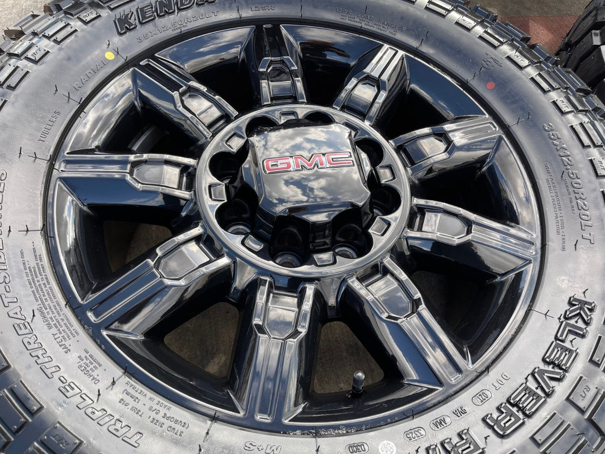 20" GMC Sierra AT4X 2500 3500 OEM 14137 5963 wheels rims Silverado NEW 35" R/T Texas Truck Tire