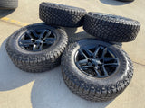 18" Chevy Silverado Tahoe ZR2 black OEM 5911 wheels rims 2024 2025 2026 NEW Texas Truck Tire