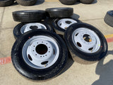 19.5" Ford F-450 Dually F-550 rims wheels RAM 4500 OEM 10x225 2024 2025 2026 NEW Texas Truck Tire