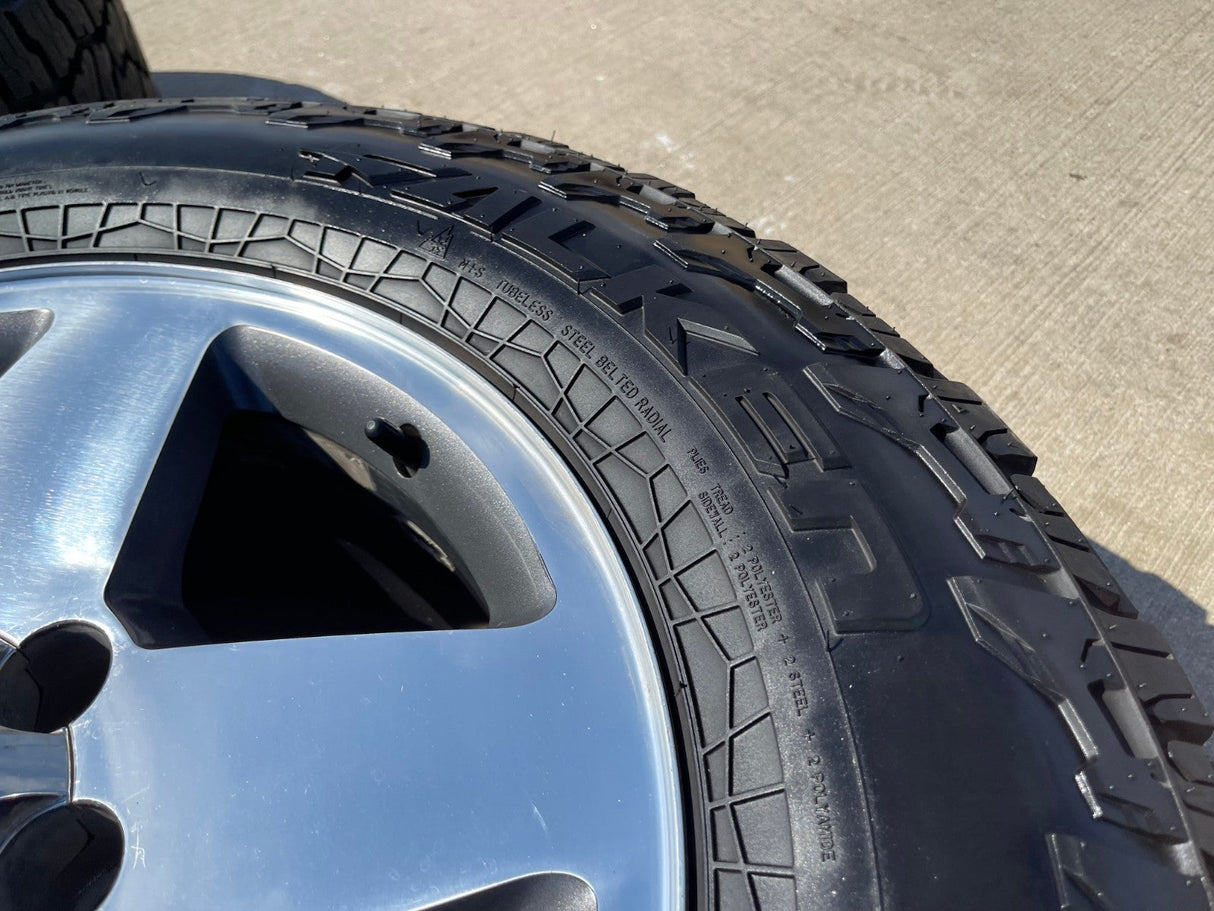 20" Chevy Silverado GMC 2500 OEM 5805 wheels rims tires Texas Truck Tire
