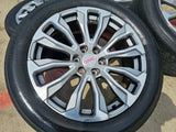 22" GMC Yukon Sierra DENALI OEM wheels rims 14025 97000 tires Texas Truck Tire