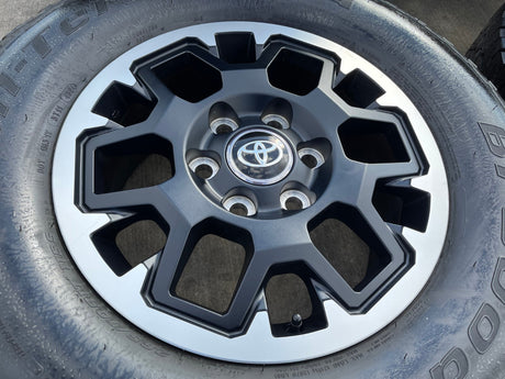 17" Toyota Tacoma 4Runner TRD OEM 10638 wheels rims 2024 2025 2026 BFG NEW Texas Truck Tire