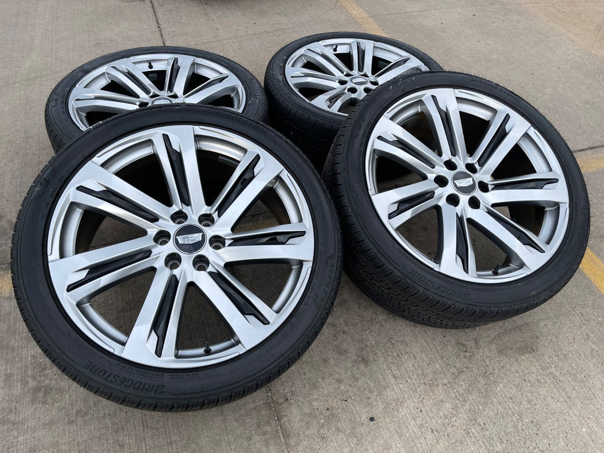 24" Cadillac Escalade V OEM wheels rims 2023 2024 2025 2026 NEW BRIDGESTONE Texas Truck Tire