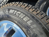 18" GMC Sierra 3500 DENALI Dually rims wheels OEM 14127 14129 8x210 MICHELIN NEW Texas Truck Tire