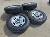 17" Chevy Silverado GMC Sierra 2500 OEM 8095 wheels rims DUELER Revo 3 A/T Texas Truck Tire