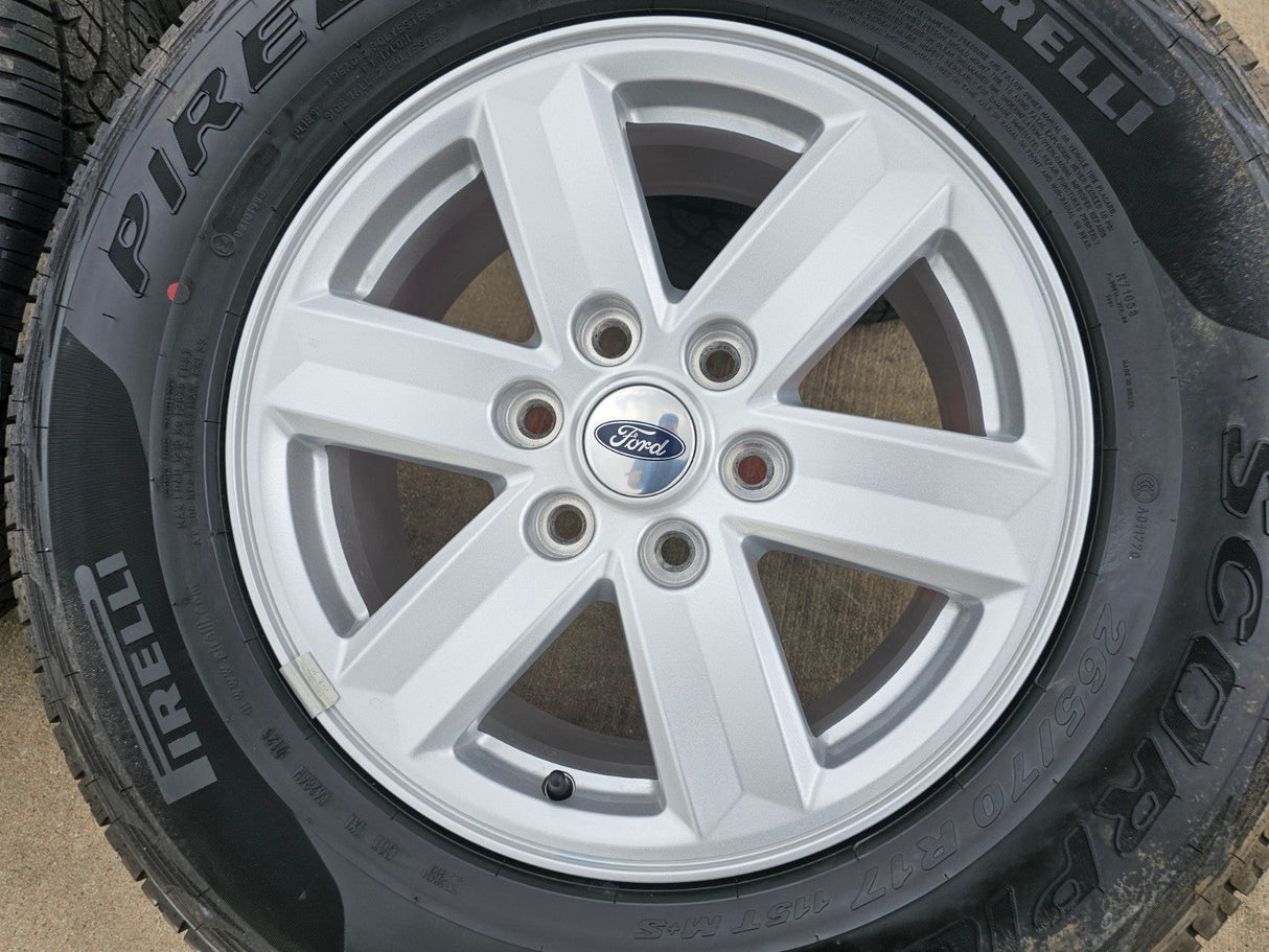 17" Ford F-150 Expedition OEM rims wheels 10339 tires 2024 2025 PIRELLI A/T NEW Texas Truck Tire