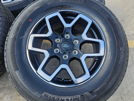 18" Ford Ranger wheels rims tires black 95213 tires 2024 2025 2026 NEW MICHELIN Texas Truck Tire