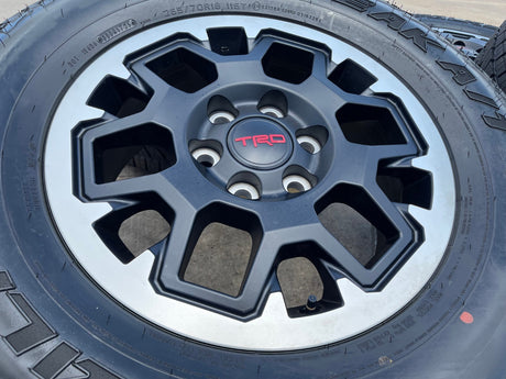 18" Toyota Tacoma 4Runner TRD OEM 94199 wheels rims tires 2024 2025 2026 NEW Texas Truck Tire
