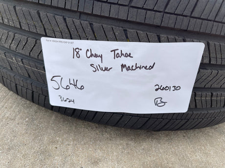 18" Chevy Silverado Suburban Tahoe OEM 5646 wheels rims Yukon Sierra GOODYEAR Texas Truck Tire