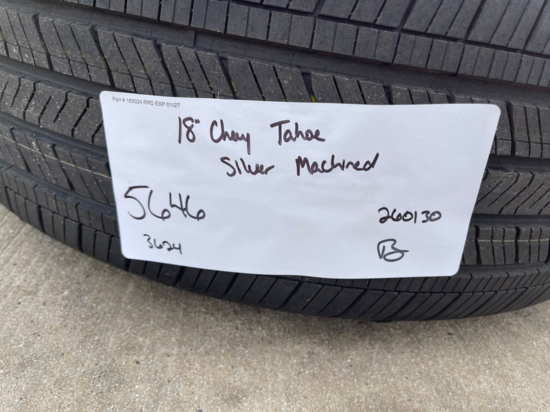 18" Chevy Silverado Suburban Tahoe OEM 5646 wheels rims Yukon Sierra GOODYEAR Texas Truck Tire