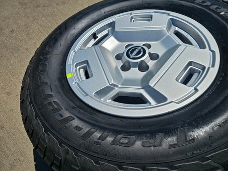17" Nissan Frontier OEM Retro Hardbody Edition 62783 wheels rims 2025 NEW BFG Texas Truck Tire