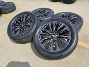 22" Cadillac Escalade V V600 Platinum OEM ORIGINAL wheels rims 2025 2026 NEW Texas Truck Tire