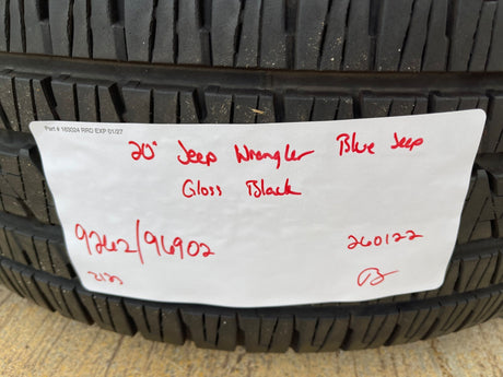 20" Jeep Wrangler 4XE 9262 96902 OEM wheel rim Gladiator BRIDGESTONE Texas Truck Tire