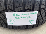 18" Chevy Silverado ZR2 Tahoe TRAIL BOSS Sierra OEM 95415 wheels rims tires NEW Texas Truck Tire