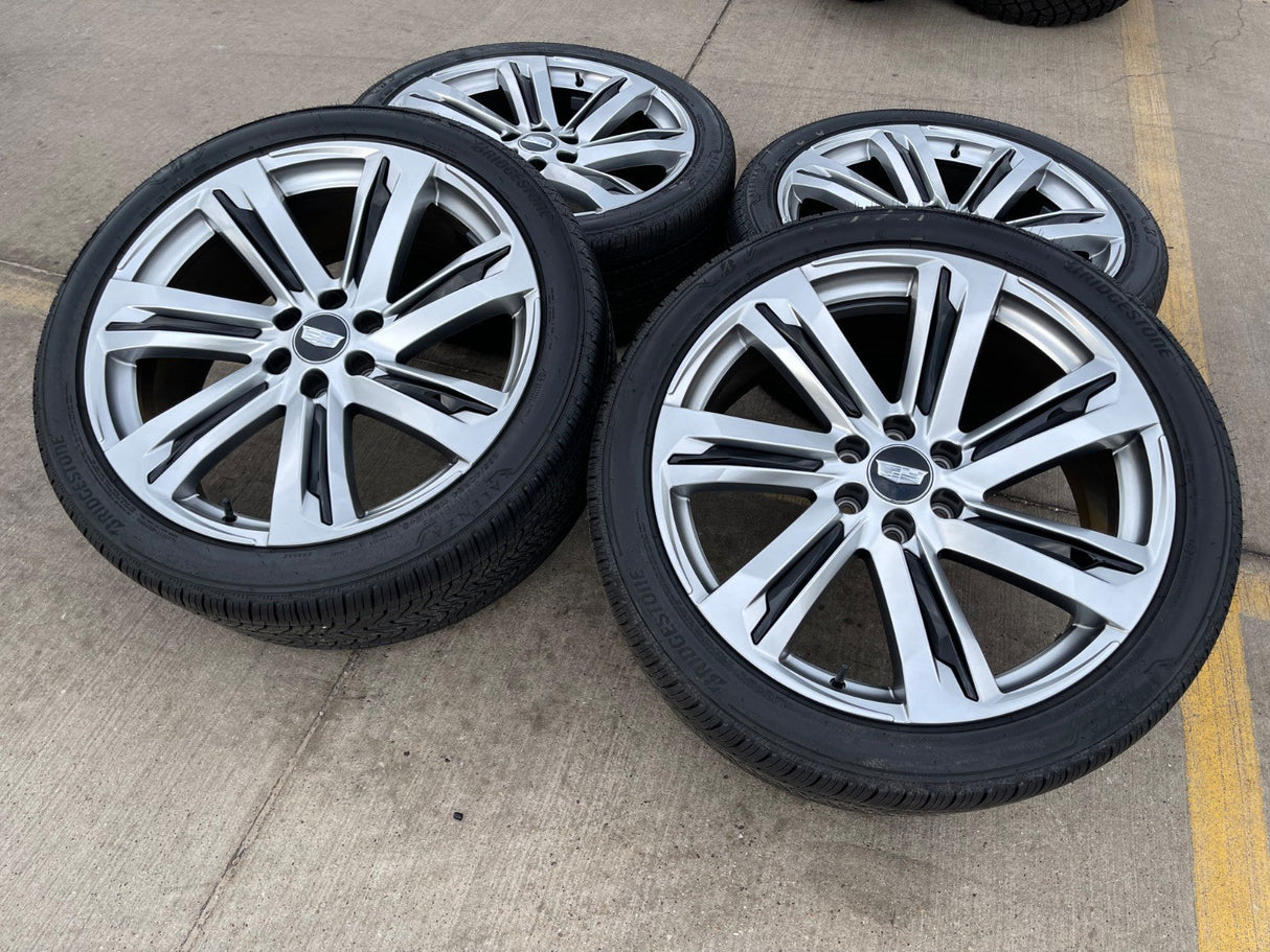 24" Cadillac Escalade V OEM wheels rims 2023 2024 2025 2026 NEW BRIDGESTONE Texas Truck Tire