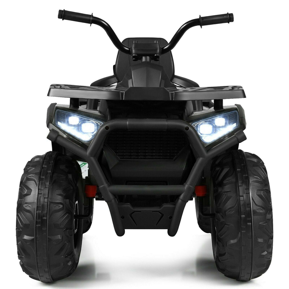12 Volt Children's Electric Four-Wheeler ATV Quad with MP3 Player and LED Illumination